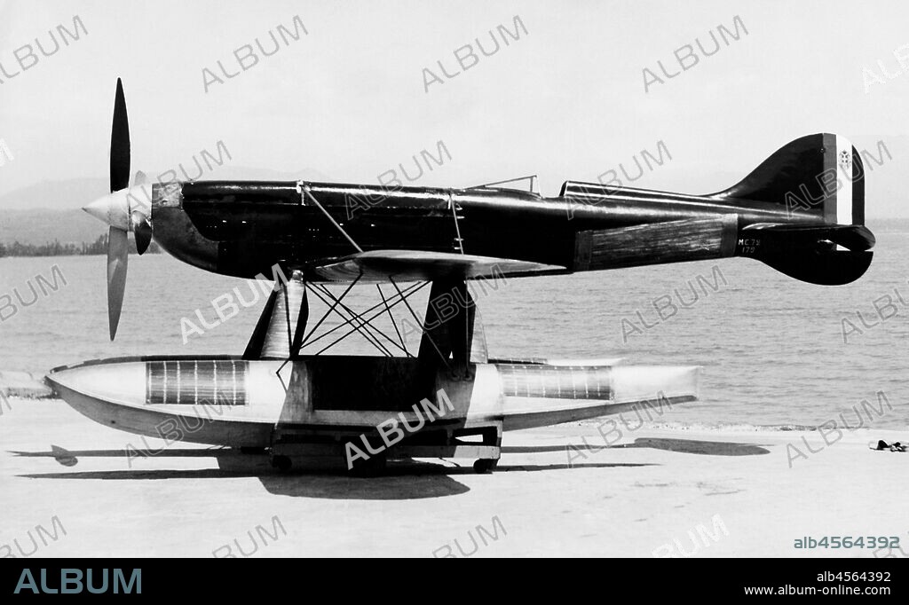 Seaplane macchi-castoldi mc 72. 1937.