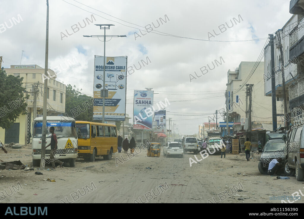 Infamous Bakara market, Mogadishu, Somalia, Africa.