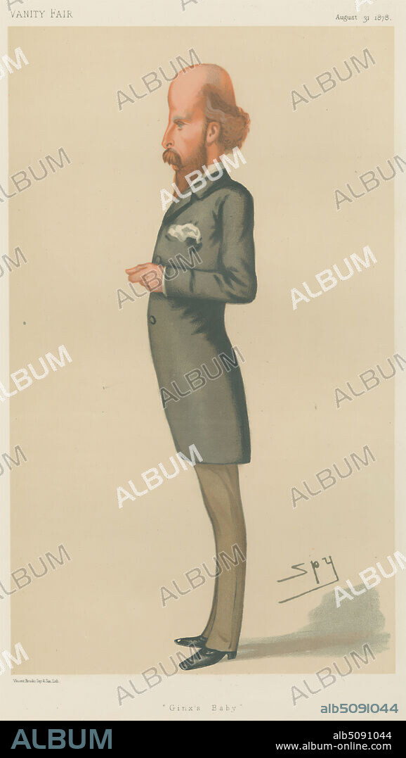 Vanity Fair - Politicians. 'Ginx's Baby'. Mr Edward Jenkins. 31 August 1878, Leslie Matthew 'Spy' Ward, 18511922, British, 1878, Chromolithograph.
