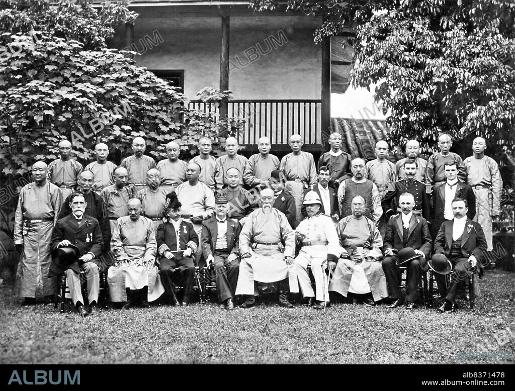 Edward Bangs Drew (1843 - 1924) joined the Chinese Maritime Customs Service in 1864 after earning his BA degree from Harvard. In 1868, Drew was appointed a Commissioner of the Service, a position he held for decades.<br/><br/>. During that time he collected photographs that document clothing, customs, and daily life in 19th century China, and of Drew's life and career, including family and social gatherings, public appearances, and events and ceremonies.