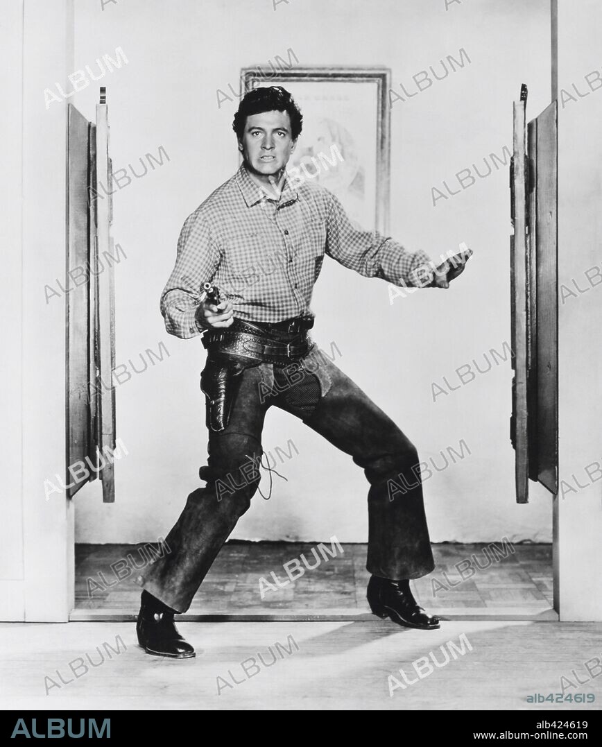 ROCK HUDSON in THE LAWLESS BREED, 1953, directed by RAOUL WALSH. Copyright UNIVERSAL PICTURES.