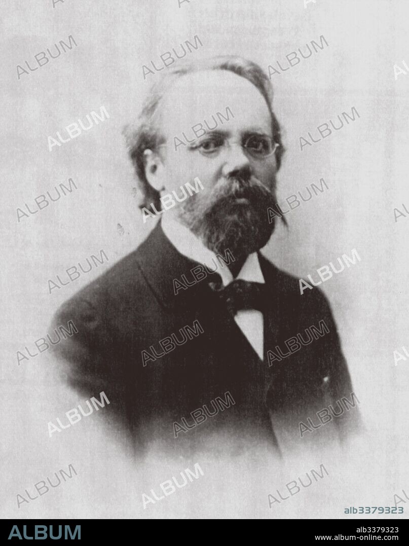 ANONYMOUS. Portrait of the Composer Engelbert Humperdinck (1854-1921).