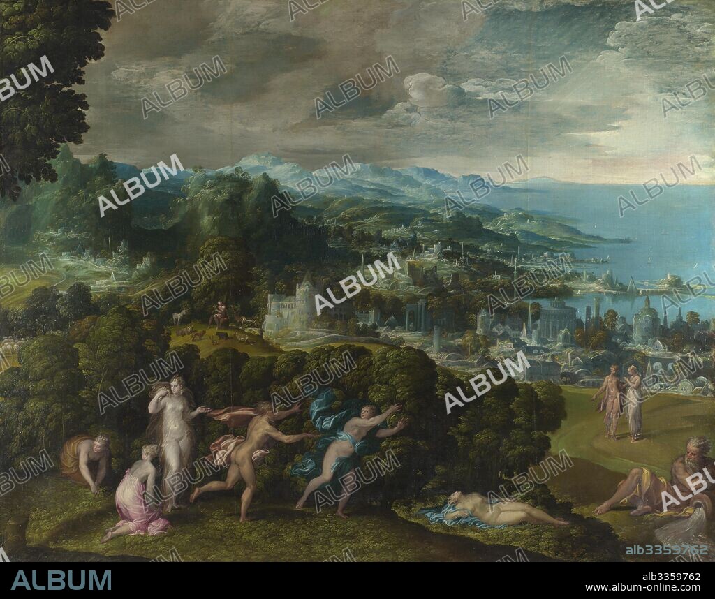 NICCOLO DELL'ABATE. The Death of Eurydice.