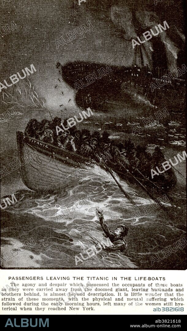 Sinking of the RMS Titanic, 1912