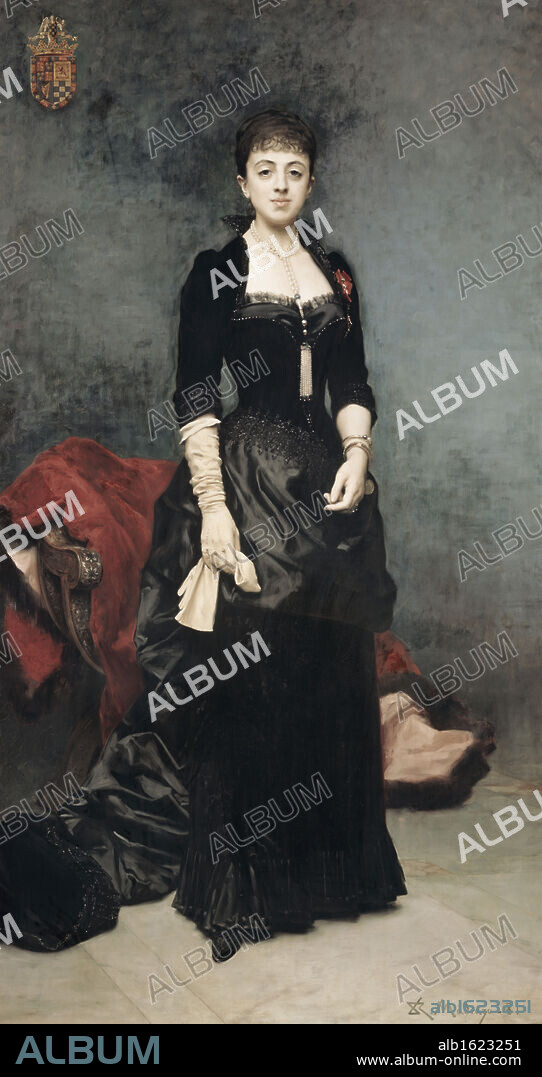 Duchess Of Berwick & Alba Sd 1881 Raimundo de Madrazo y Garreta (1841-1920 Spanish) Collection of the Duke of Berwick & Alba, Madrid.