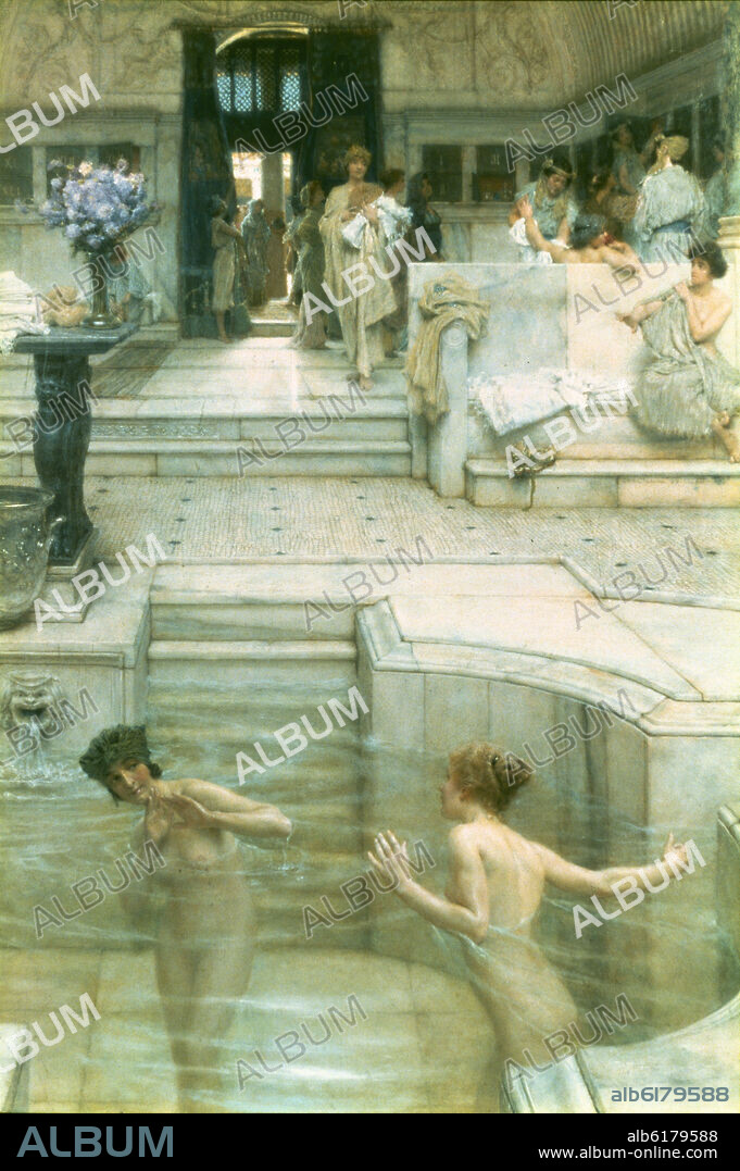 LAWRENCE ALMA-TADEMA. TEPIDARIUM - 1881 - 24x33 - O/T.