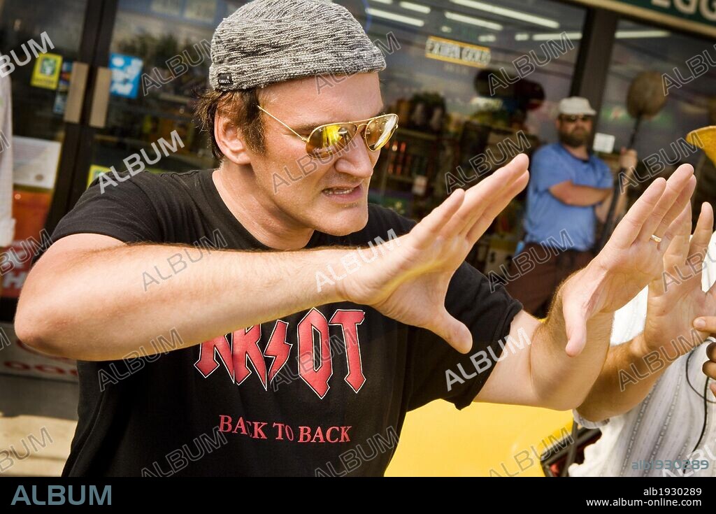 QUENTIN TARANTINO in GRIND HOUSE - PLANET TERROR, 2007 (GRINDHOUSE-DEATH PROOF), unter der Regie von QUENTIN TARANTINO. Copyright DIMENSION FILMS/A BAND APART/BIG TALK PRODUCTIONS/DARTMOUTH.