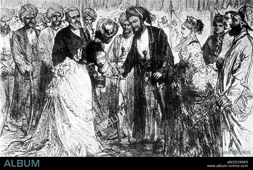 Sayyid Barghash bin Said Al-Busaid, GCMG, GCTE (1837 – March 26, 1888) (Arabic: ???? ?? ???? ?????????), son of Said bin Sultan, was the second Sultan of Zanzibar. Barghash ruled Zanzibar from October 7, 1870 to March 26, 1888. Sir Henry Bartle Edward Frere, 1st Baronet, GCB, GCSI, (29 March 1815 – 29 May 1884) was a British colonial administrator. In 1872 the foreign office sent him to Zanzibar to negotiate a treaty with the sultan, Barghash bin Said, for the suppression of the slave traffic.