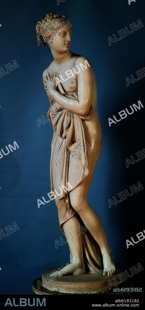 ANTONIO CANOVA (1757-1822). VENUS ITALICA - 1804-1812 - MARMOL - NEOCLASICISMO ITALIANO.
