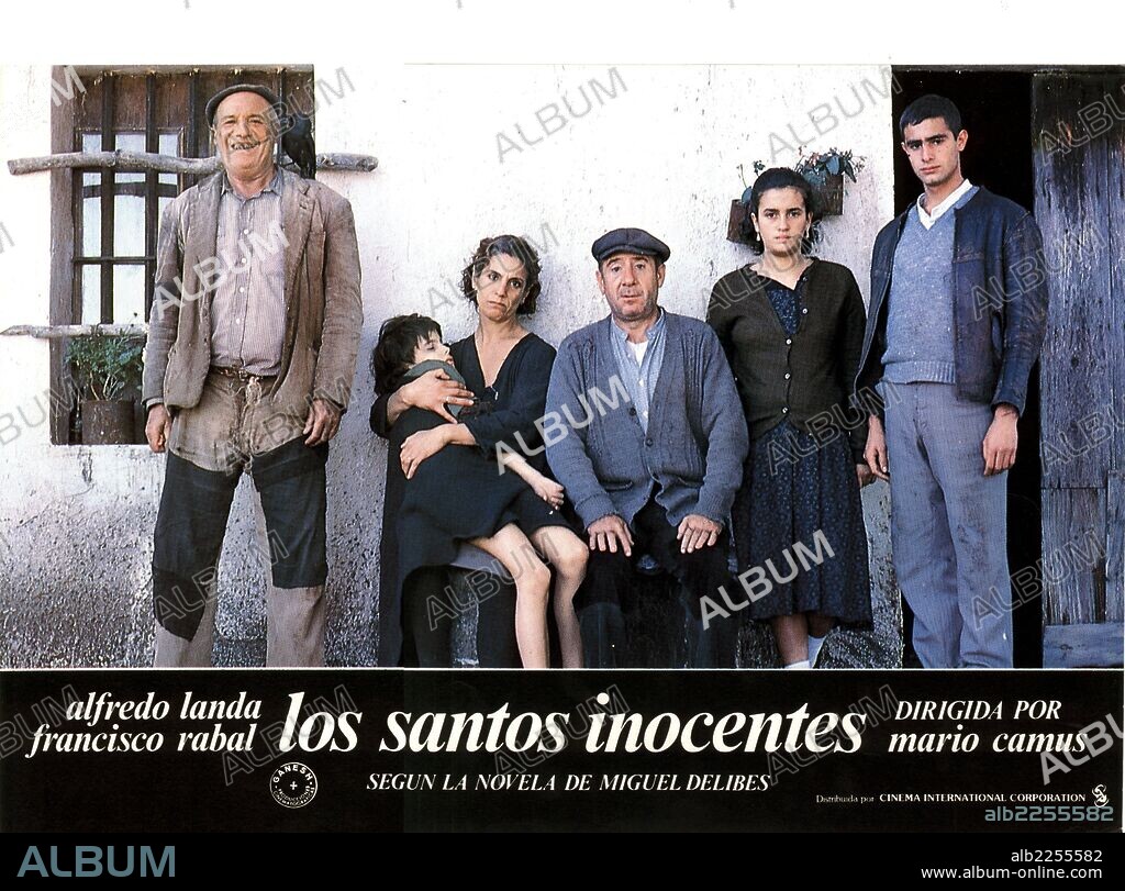 PELICULA : LOS SANTOS INOCENTES , 1984. BASADA EN LA OBRA DE MIGUEL DELIBES. DIRECCION, MARIO CAMUS. ACTORES, FRANCISCO RABAL, ALFREDO LANDA Y TERELE PAVEZ , BELEN BALLESTEROS , SUSANA SANCHEZ , JUAN SANCHEZ.