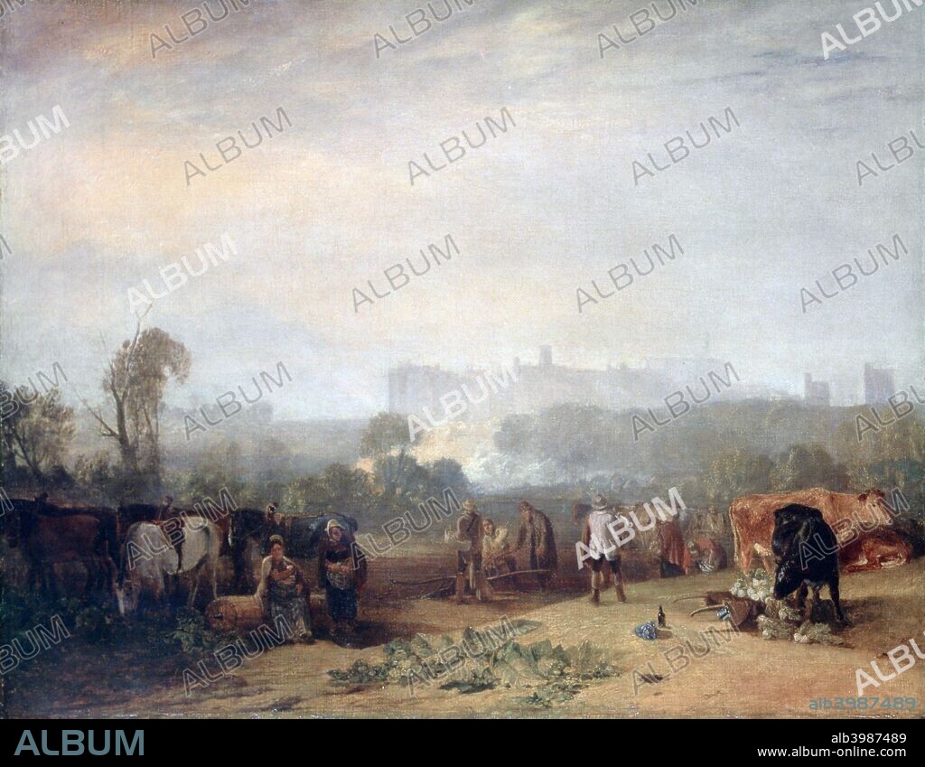 'Ploughing up Turnips, near Slough', (`Windsor'), c1809. From the Tate collection, London.
