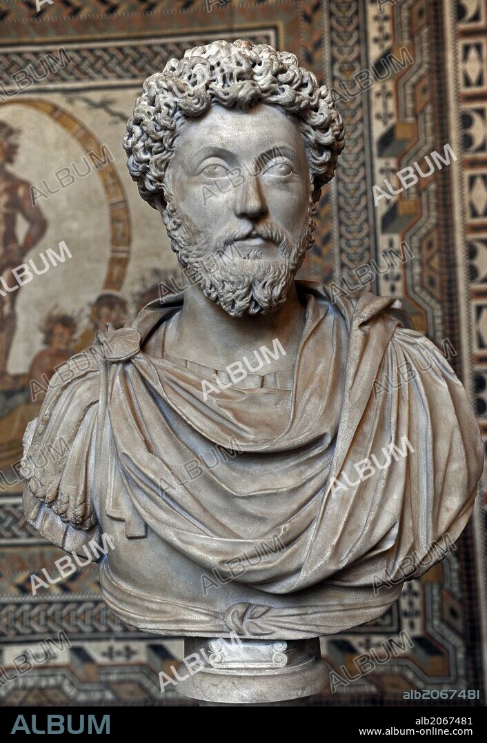 COMODO, Lucio Aurelio (Lanuvio,161-Roma,192). Emperador romano (180-192). Fue hijo del emperador Marco Aurelio y de Faustina la Menor. Perteneciente a la dinastía de los Antoninos o Antonianos. BUSTO DE COMODO. Glytothek. Munich. Alemania. Europa.