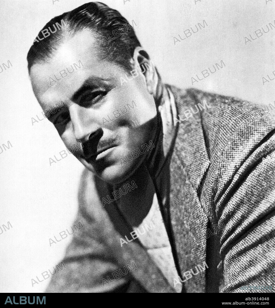 Jack Holt, American actor, 1934-1935. Born Charles John Holt, he was a prominent leading man in silent and early talking films. Taken from Meet the Film Stars, by Seton Margrave. (London, 1934-1935).