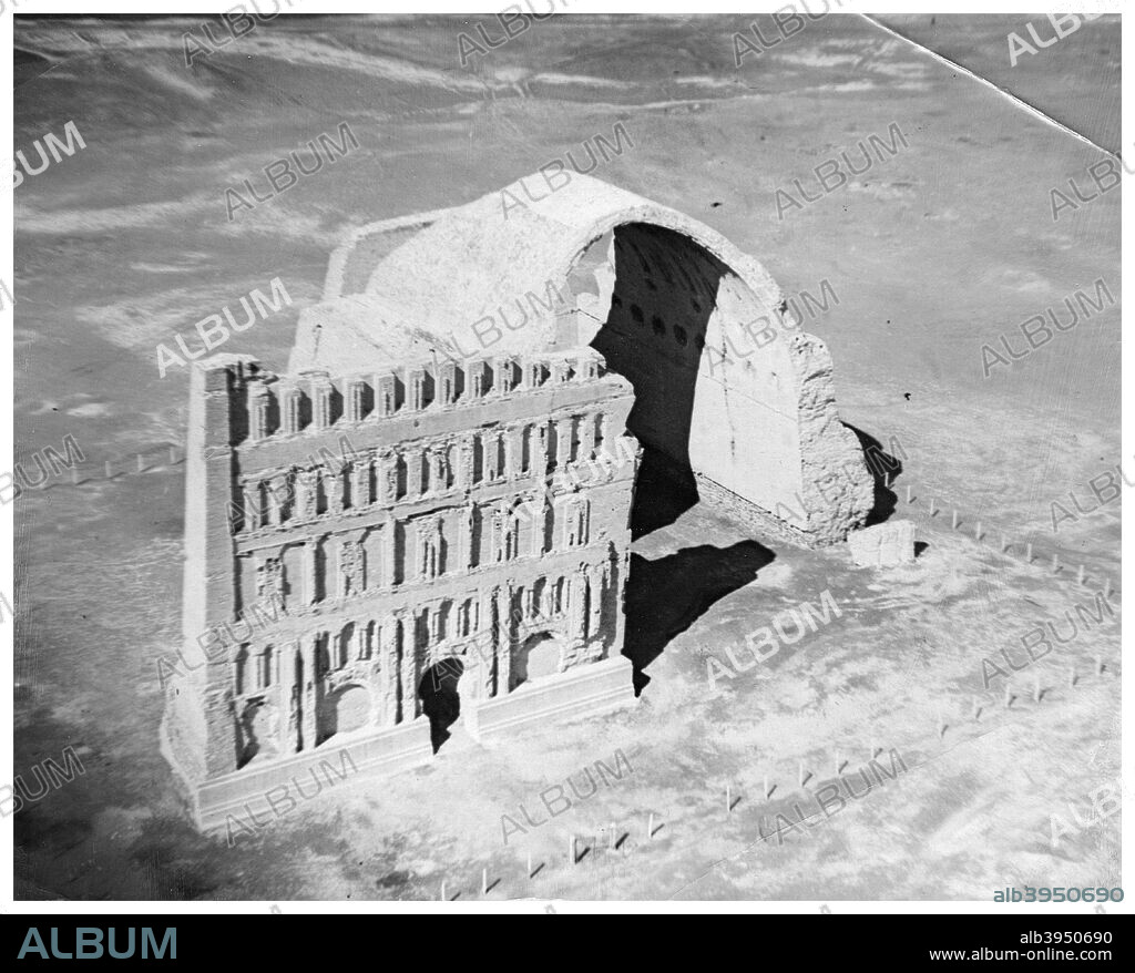 Ctesiphon was the capital of the Sassanid Persian Empire. This great arch was the main portico of the audience hall of the imperial palace.