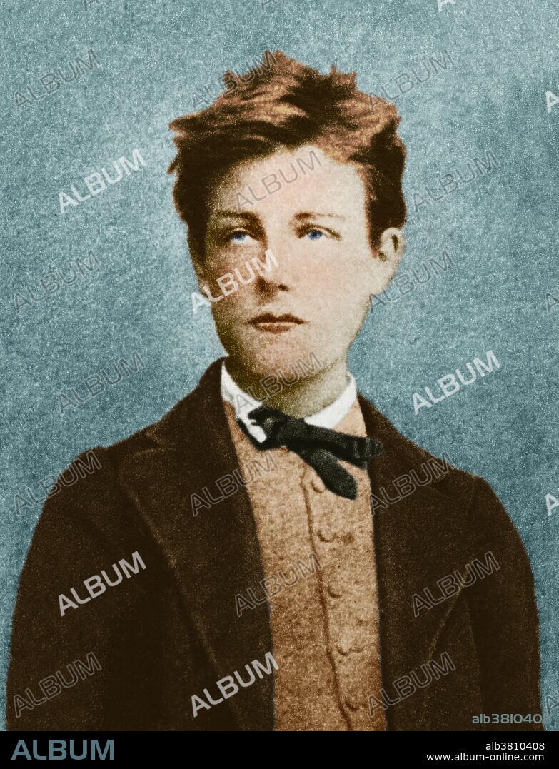 Rimbaud, aged 16, by Ã‰tienne Carjat, probably taken in December 1870. Jean Nicolas Arthur Rimbaud (October 20, 1854 - November 10, 1891) was a French poet. He influenced modern literature and arts, inspired various musicians, and prefigured surrealism. He started writing poems at a very young age, while still in primary school, and stopped completely before he turned 21. He was mostly creative in his teens (17-20). He was known to have been a libertine and a restless soul. He traveled extensively on three continents before his death from cancer in 1891 just after his 37th birthday.