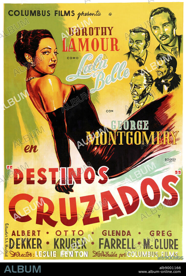 DOROTHY LAMOUR in LULU BELLE, 1948, unter der Regie von LESLIE FENTON. Copyright COLUMBIA PICTURES.