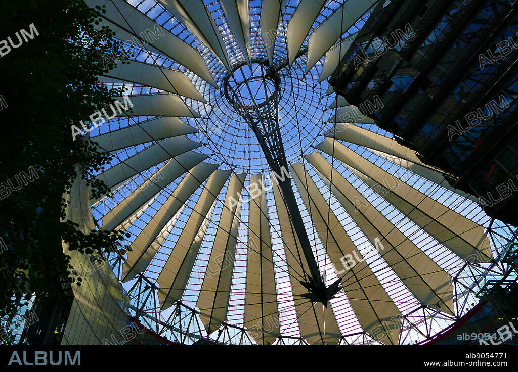 The Sony Center is a building complex located at the Potsdamer Platz in Berlin, Germany. It opened in 2000 and houses Sony's German headquarters. The centre was designed by Helmut Jahn and Peter Walker.