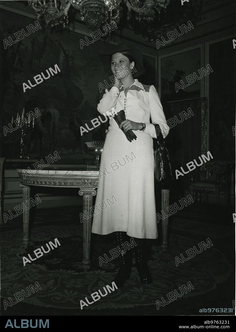 23 marzo 1971. La modelo Miss España y Miss Europa, Noelia Alfonso.