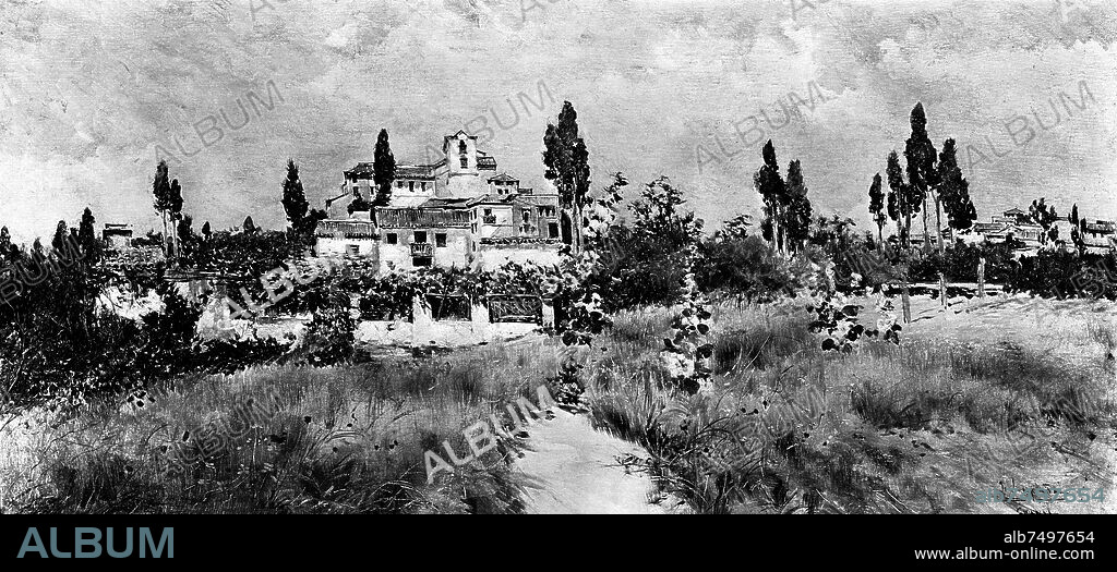 JOSÉ LUPIÁÑEZ CARRASCO. CORTIJO GRANADINO - FOTOGRAFIA EN COLOR Nº 28938.