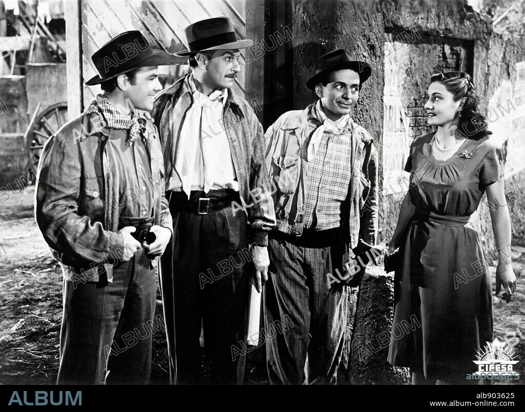 SANTIAGO GOMEZ COU, TITA MERELLO y TITO ALONSO en ARRABALERA, 1950, dirigida por TULIO DEMICHELI.