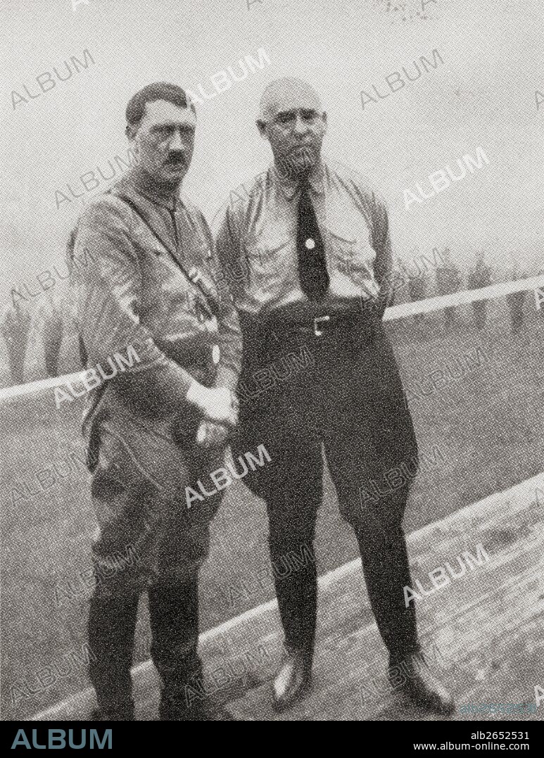 Adolf Hitler And Gregor Strasser.