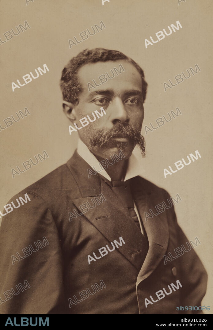 John Roy Lynch (1847-1939), American Writer, Attorney, Military Officer and Republican Politician who served as Speaker of the Mississippi House of Representatives and represented Mississippi in the United States House of Representatives, Half-length Portrait, Charles Milton Bell, 1882.