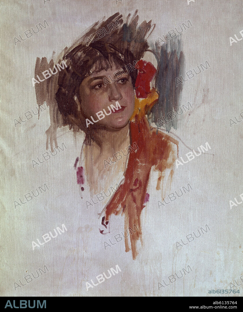 JOSE MARIA RODRIGUEZ ACOSTA/ PAINTING (WOMAN'S FACE).