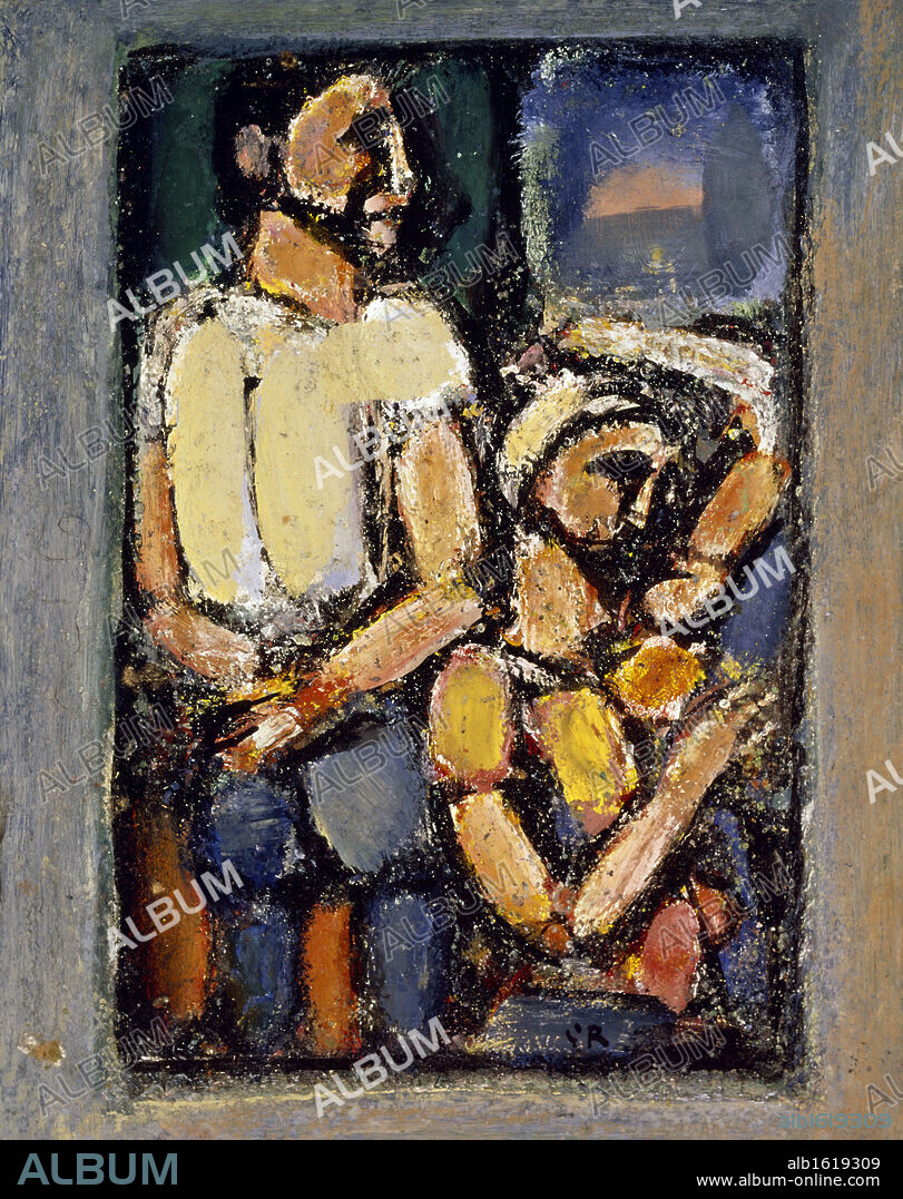Scene of the Passion by Georges Rouault, (1871-1958), USA, Texas, Private Collection.