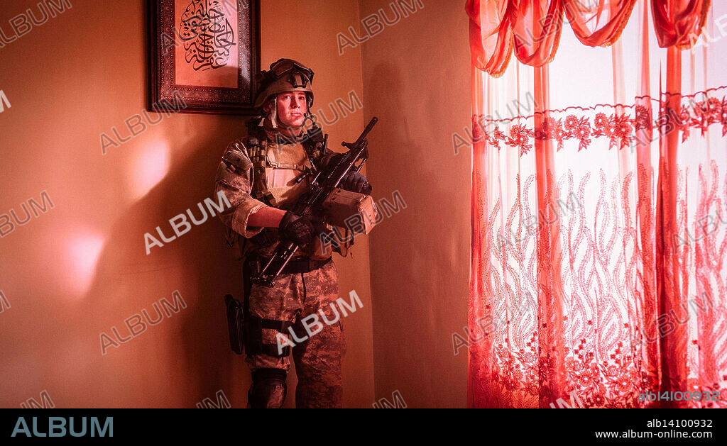 JOSEPH QUINN en WARFARE: TIEMPO DE GUERRA, 2025 (WARFARE), dirigida por ALEX GARLAND y RAY MENDOZA. Copyright A24 / DNA Films.