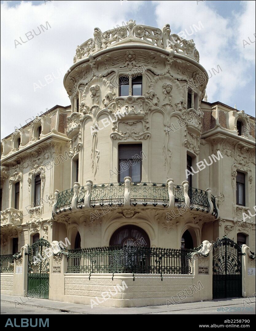 MADRID. PALACIO DE LONGORIA OBRA DE JOSE GRASES EN EL AÑO 1902. EN LA ACTUALIDAD ES LA SEDE DE LA SOCIEDAD GENERAL DE AUTORES.