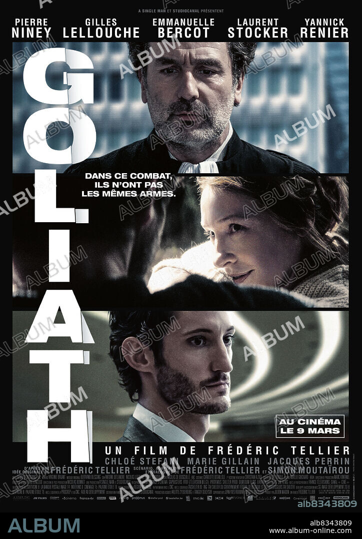 Affiche de GOLIATH, 2022, réalisé par FREDERIC TELLIER. Copyright Gapbusters / Single Man Productions.