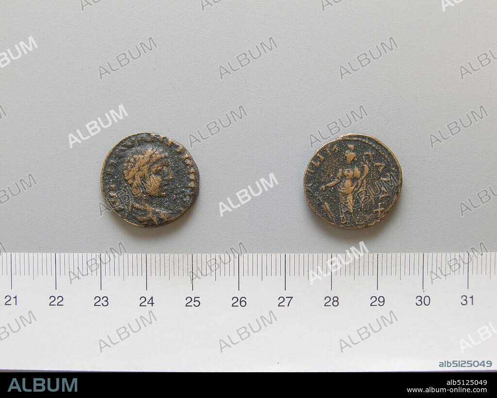 Ruler: Elagabalus, Emperor of Rome, ca. 203222, ruled 21822, Mint: Charach-Moba, Coin of Elagabalus, Emperor of Rome from Charach Moba, A.D. 21822, Copper, 7.18 g, 12:00, 21.5 mm, Made in Charach-Moba, Arabia, Roman, 3rd century A.D., Numismatics.