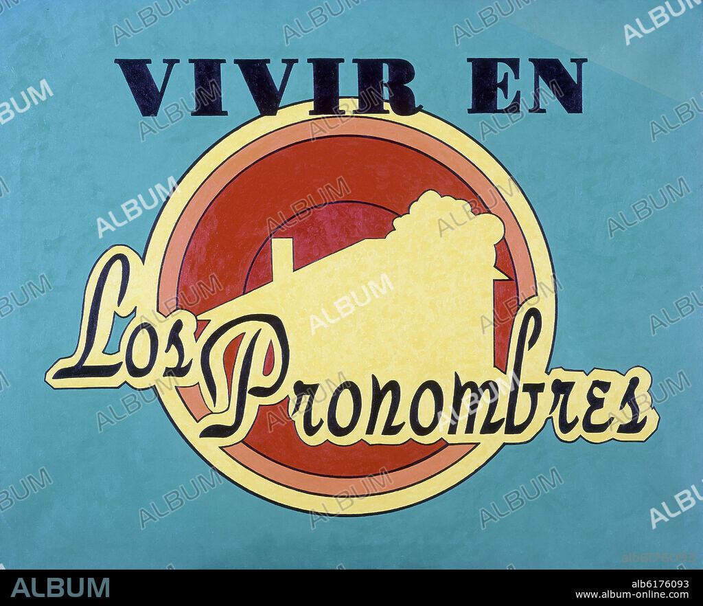 ROGELIO LÓPEZ CUENCA. VIVIR EN LOS PRONOMBRES - 1993 - 162x130.
