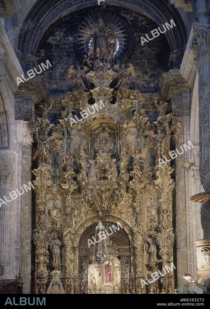 CAYETANO DE ACOSTA. CAPILLA SACRAMENTAL-RETABLO S XVII-PASO A PASION.