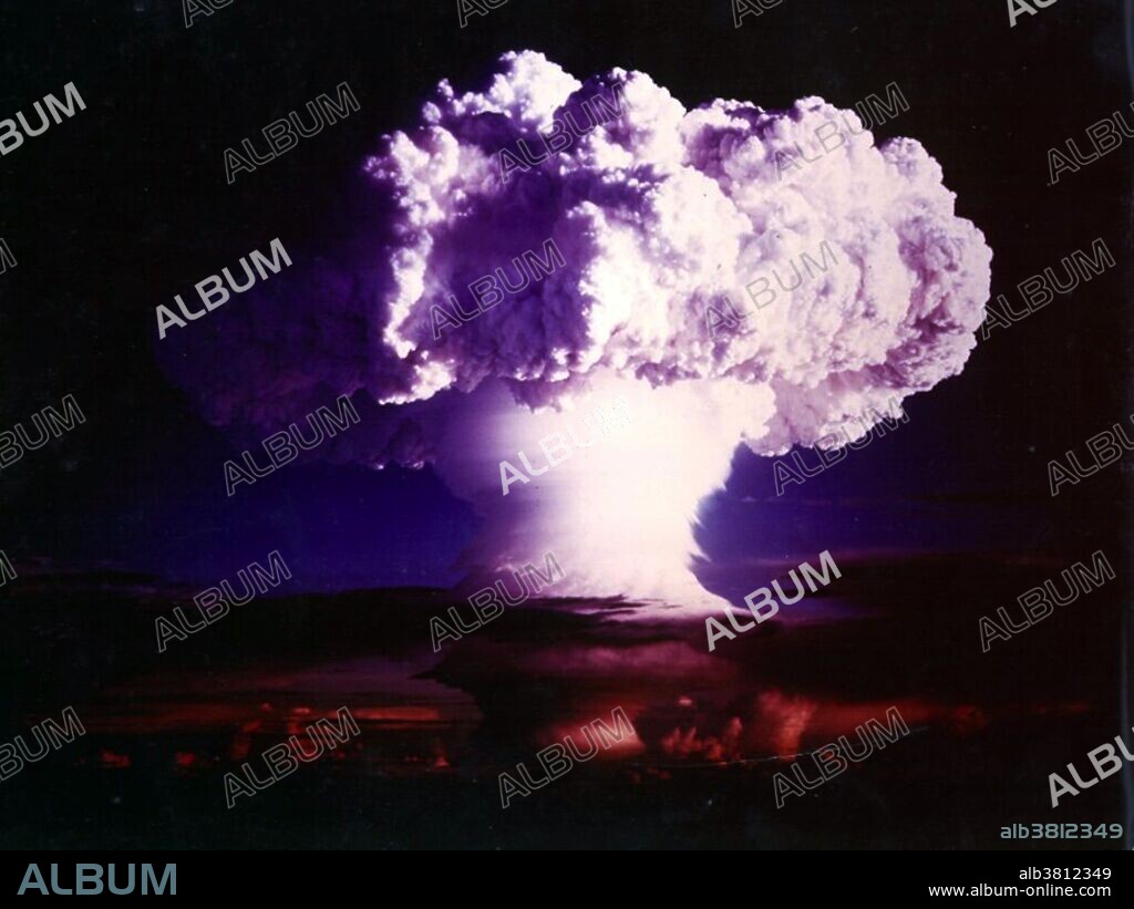 Operation Ivy was the eighth series of American nuclear tests. Its purpose was to help upgrade the U.S. arsenal of nuclear weapons in response to the Soviet nuclear weapons program. The two explosions were staged in late 1952 at Eniwetok Atoll in the Pacific Proving Ground in the Marshall Islands. The first Ivy shot, Mike, was the first successful full-scale test of a multi-megaton thermonuclear weapon (hydrogen bomb) using the Teller-Ulam design. Unlike later thermonuclear weapons, Mike used deuterium as its fusion fuel, maintained as a liquid by an expensive and cumbersome cryogenic system. It was detonated on Elugelab Island on October 31, 1952, yielding 10.4 megatons, almost 500 times the yield of the bomb dropped on Nagasaki. Eight megatons of the yield was from fast fission of the uranium tamper, creating massive amounts of radioactive fallout. The detonation left an underwater crater 6,240 feet wide and 164 feet deep where Elugelab Island had been.
