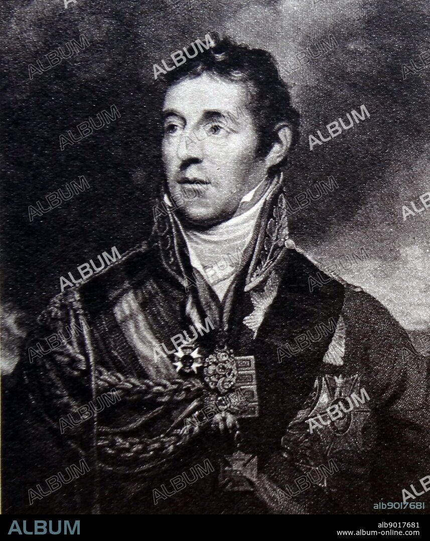 Arthur Wellesley, 1st Duke of Wellington, KG, GCB, GCH, PC, FRS (1 May 1769 - 14 September 1852) was an Anglo-Irish soldier and Tory statesman who was one of the leading military and political figures of 19th-century Britain, serving twice as prime minister. He is one of the commanders who won and ended the Napoleonic Wars when the coalition defeated Napoleon at the Battle of Waterloo in 1815.