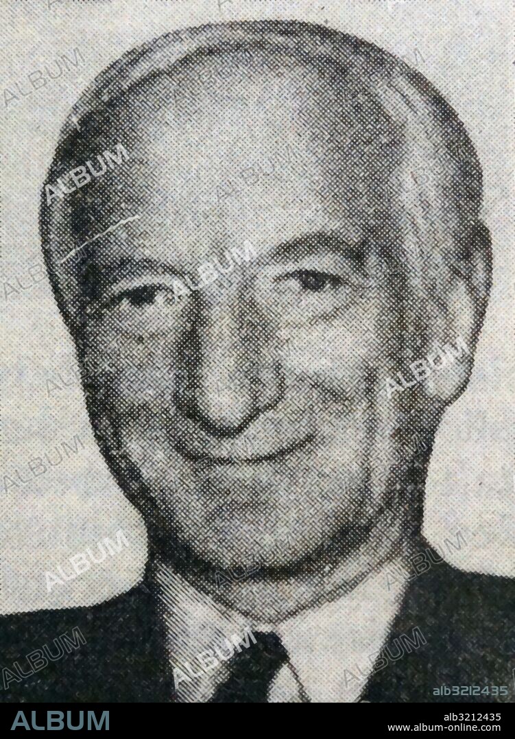 Portrait of William Beveridge (1879-1963) a British economist and social reformer. Dated 20th Century.