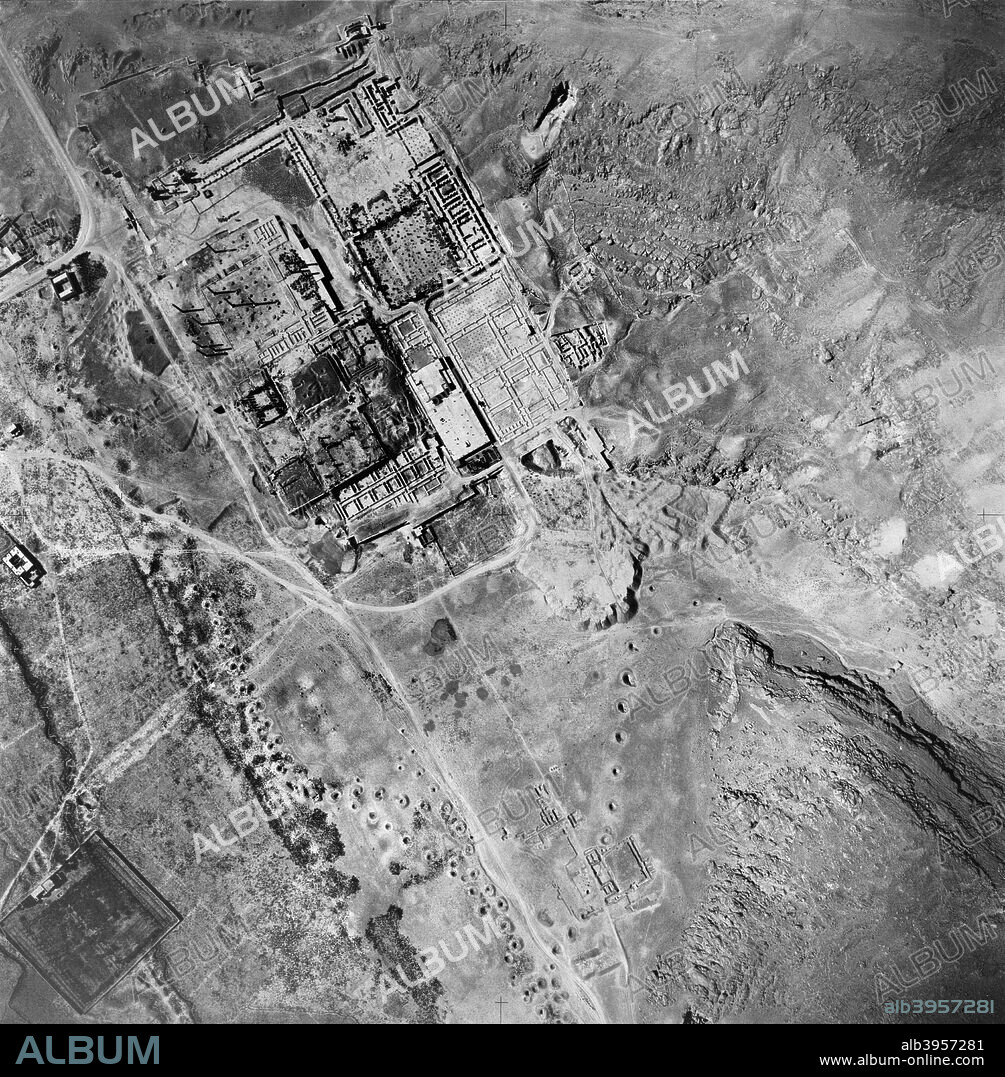 Persepolis, Iran. The palace terrace complex was the capital of the Achaemenid Empire founded by Darius I in 518 BC. Based on the model of Assyrian and Babylonian palaces, a succession of elements were added by succeeding great kings. The complex is thought to have met its end when Alexander the Great is reputed to have burned Persepolis after 330 BC.