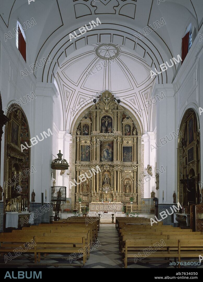 ALONSO VANDELVIRA (1544-1627). INTERIOR DE LA IGLESIA DE SANTA ISABEL DE SEVILLA - 1602.