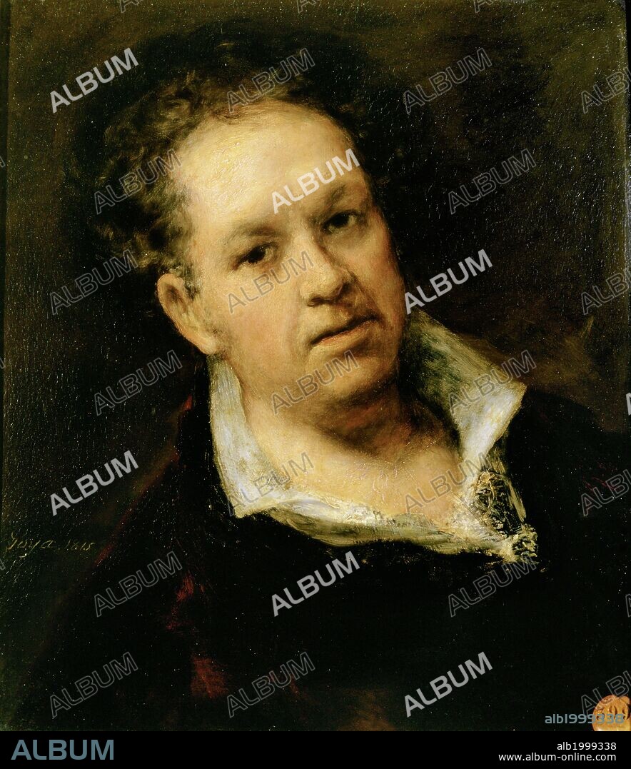 Francisco de Goya / 'Autorretrato', 1815, Óleo sobre lienzo, 46 x 35 cm.