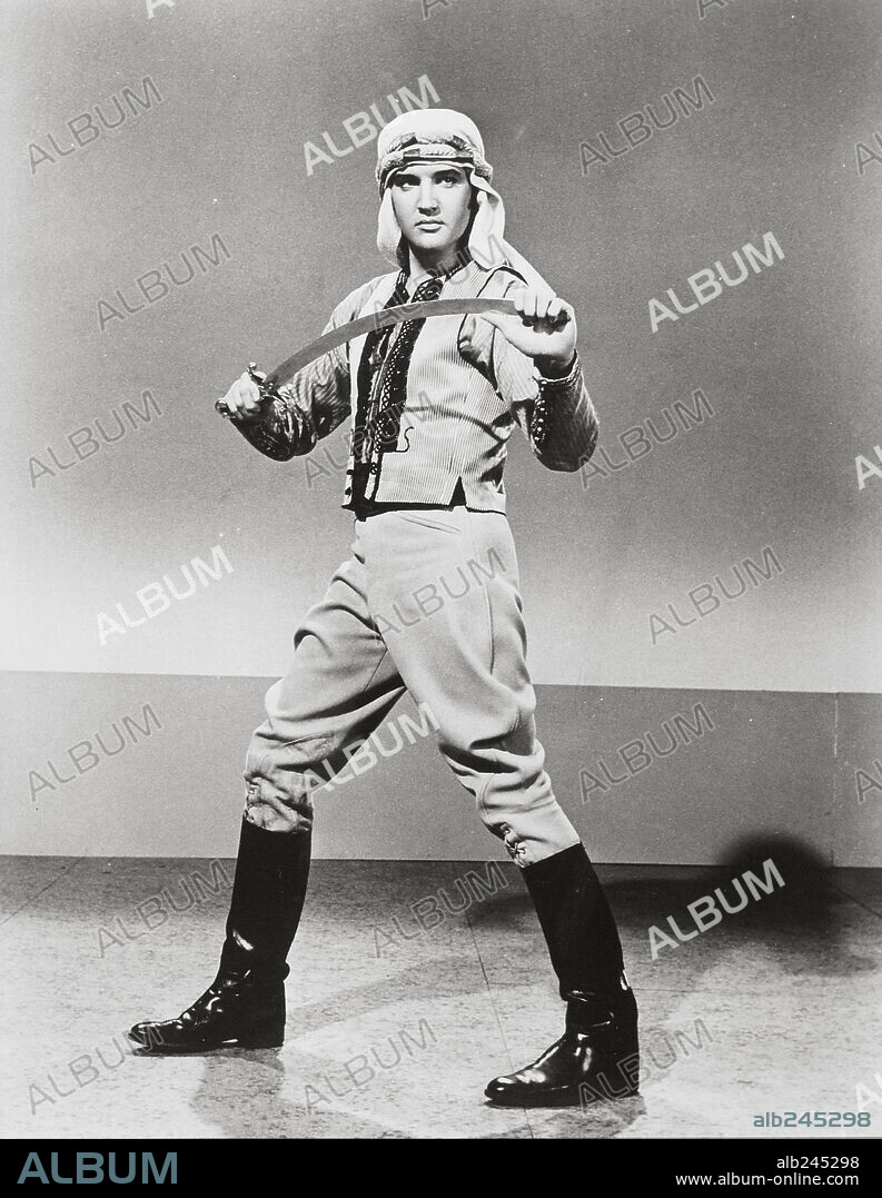 ELVIS PRESLEY in HARUM SCARUM, 1965, directed by GENE NELSON. Copyright M.G.M.