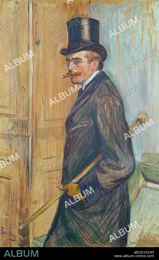 HENRI DE TOULOUSE LAUTREC. Henri de Toulouse-Lautrec / 'Monsieur Louis Pascal', 1891, Oil on canvas, 81 × 54 cm.