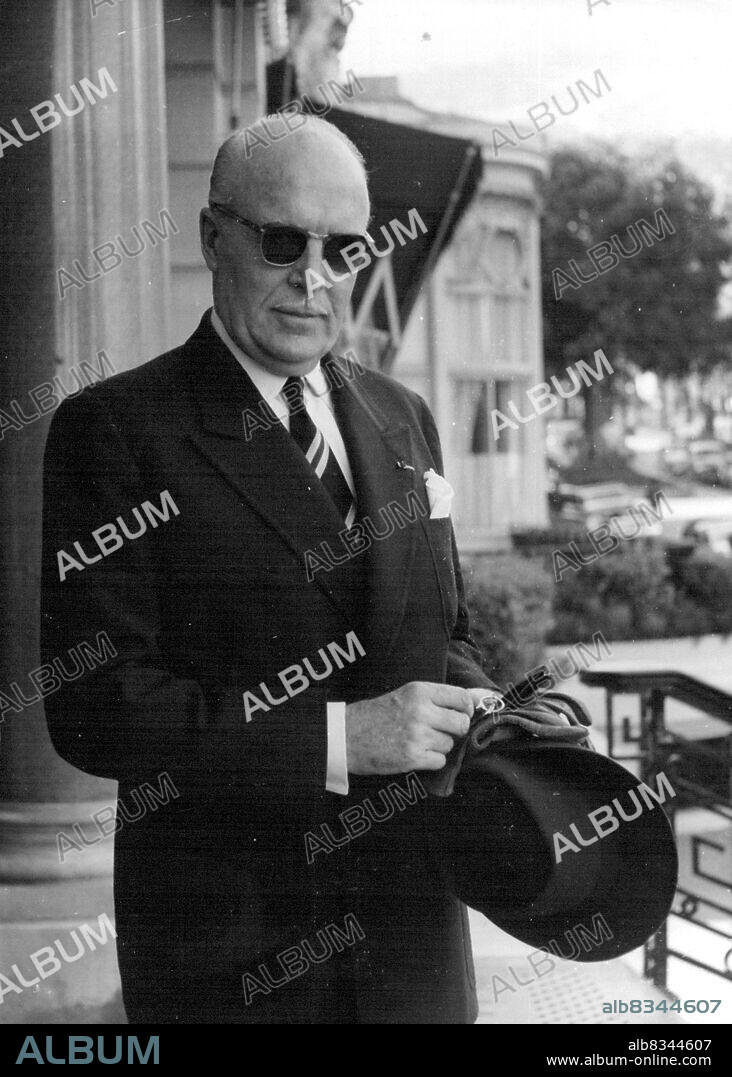 Prince Pierre of Monaco.
Father of the present ruler of Monaco, Prince Rainier III. Formerly known as the Comte de Polignac, he lives in a small house close to the royal palace in Monaco. September 28, 1955. (Photo by  Brodrick Haldane, Camera Press).