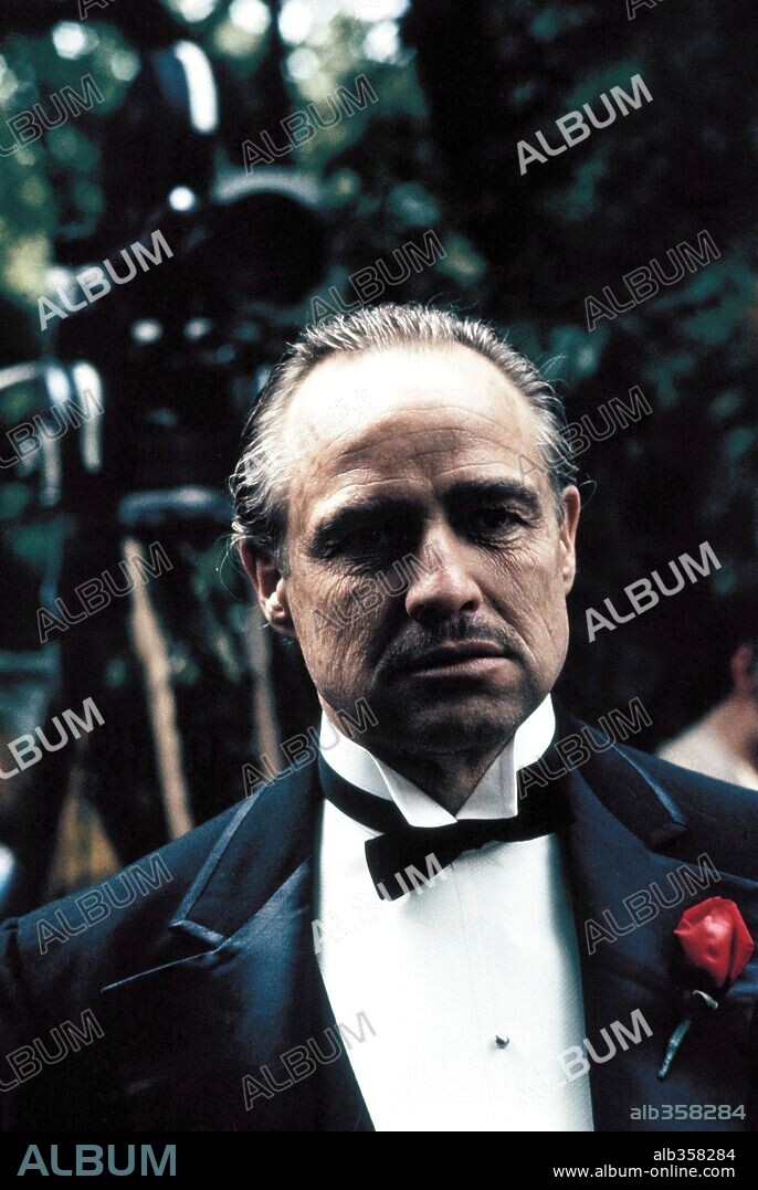 MARLON BRANDO in THE GODFATHER, 1972, unter der Regie von FRANCIS FORD COPPOLA. Copyright PARAMOUNT PICTURES.