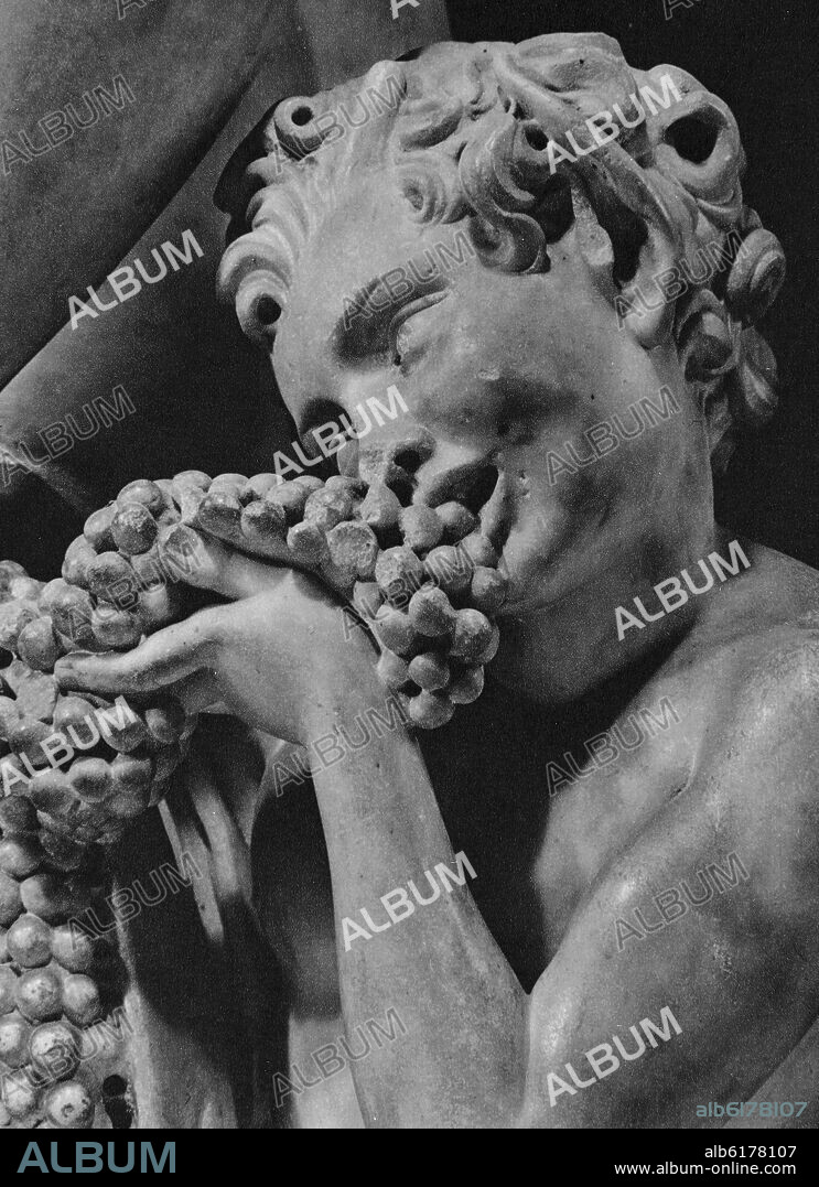CABEZA DE SATIRO DEL MUSEO NACIONAL DE FLORENCIA.