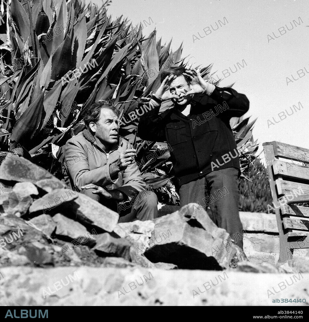 JOHN BOORMAN et LEE MARVIN dans POINT BLANK, 1967, réalisé par JOHN BOORMAN. Copyright M.G.M.