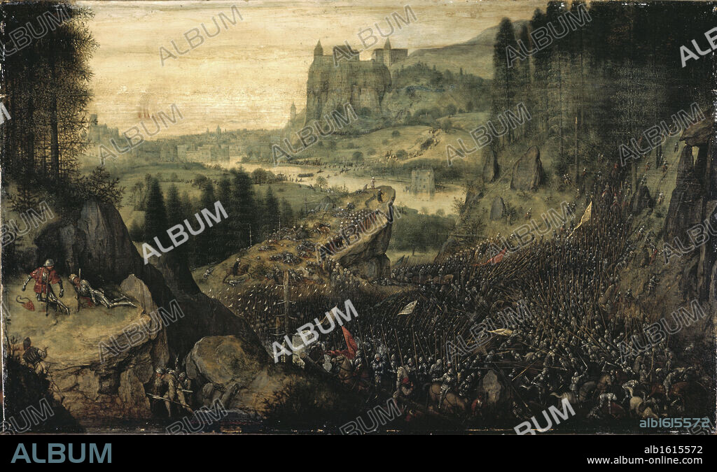 The Suicide of Saul  1562  Peter Bruegel the Elder (ca.1525-1569/Flemish)  Oil on Wood Panel  Kunsthistorisches Museum, Vienna, Austria.