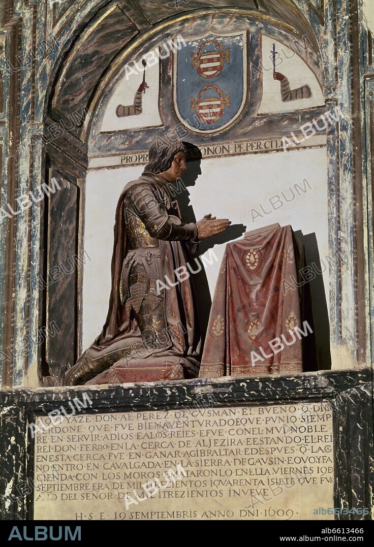 JUAN MARTÍNEZ MONTAÑÉS. SEPULCRO DE GUZMAN EL BUENO 1255/1309 (ALONSO PEREZ GUZMAN) - DUQUE DE MEDINASIDONIA - 1609.
