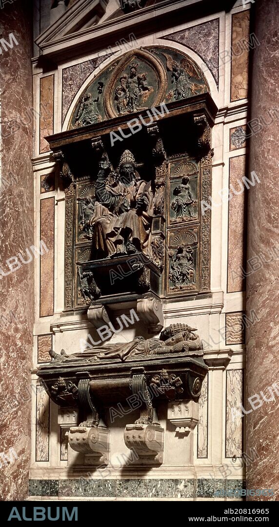 ANTONIO DE POLLAIOLO (1432-1498). TUMBA DE INOCENCIO VIII - SIGLO XV.