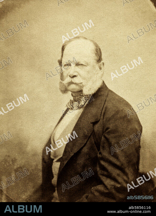 PIERRE PETIT. Wilhelm I (1797-1888), King of Prussia and Emperor of Germany. Ca. 1860.